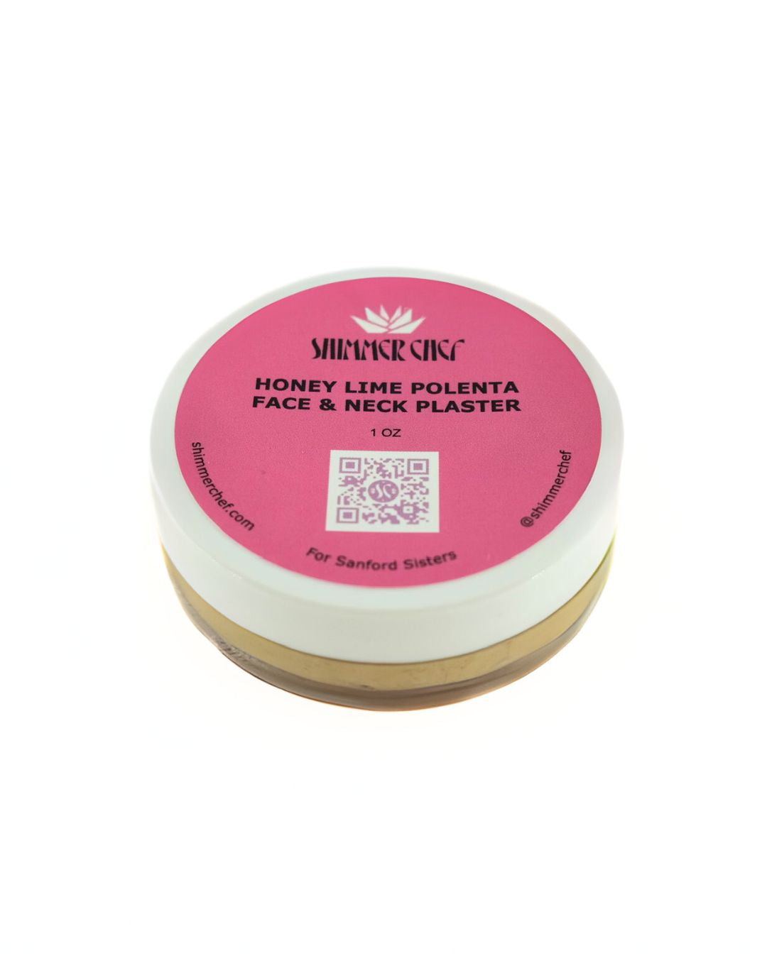 Honey Lime Polenta Face and Neck Plaster