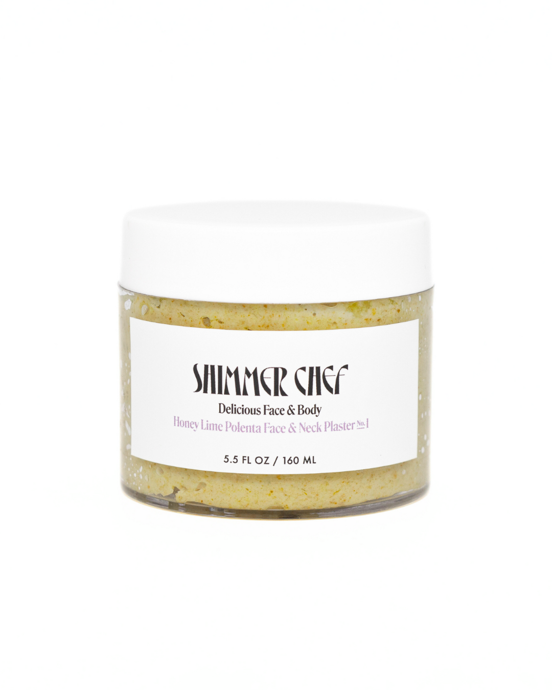 Honey Lime Polenta Face and Neck Plaster