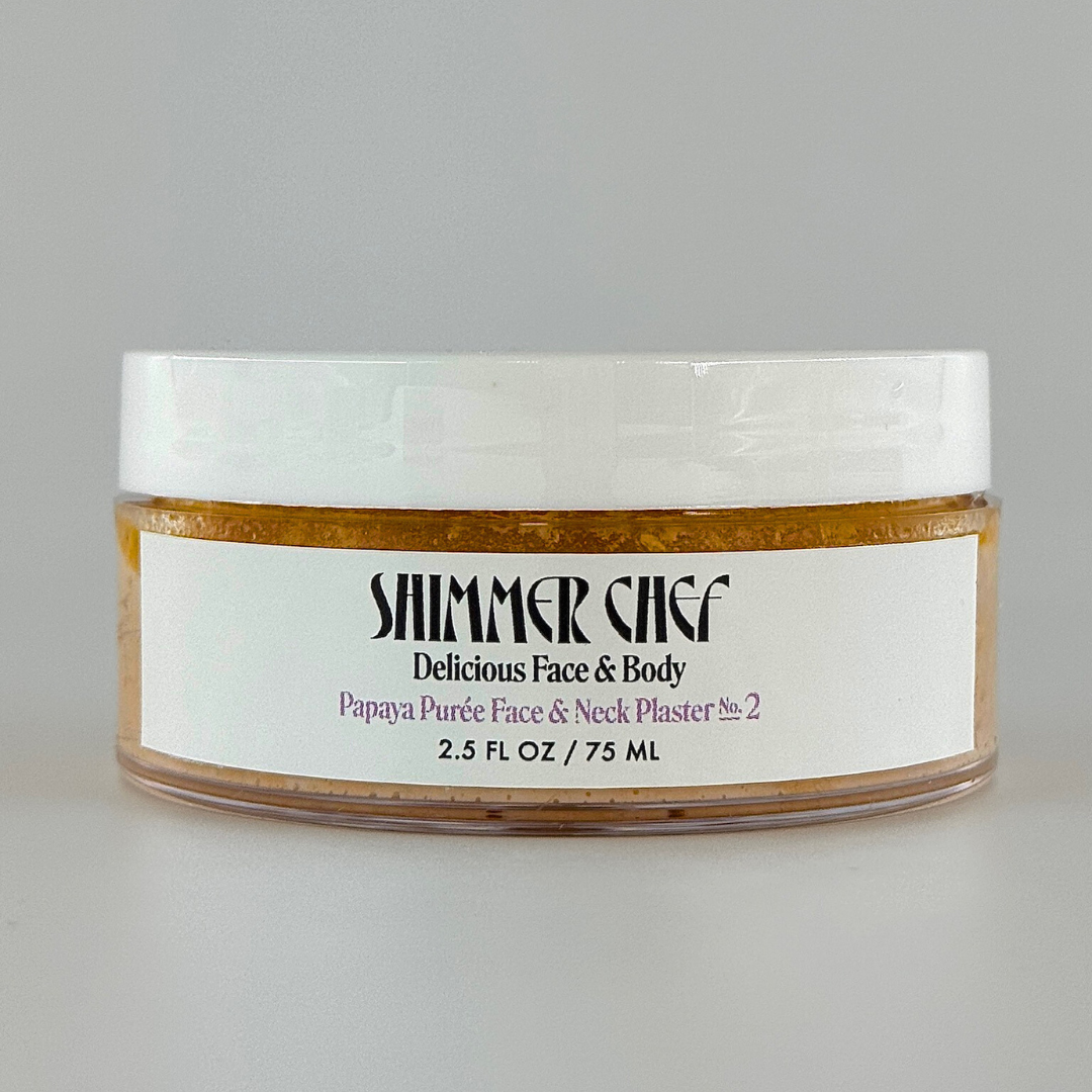 Papaya Purée Face and Neck Plaster