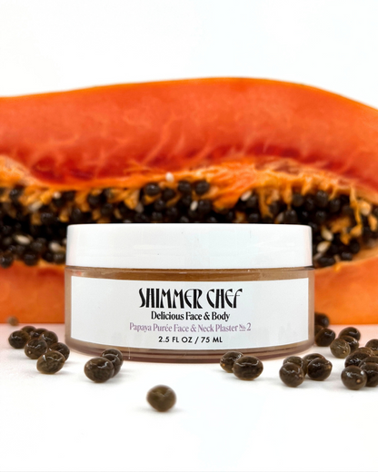 Papaya Purée Face and Neck Plaster
