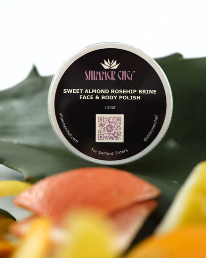 Sweet Almond Rosehip Brine Face & Body Polish