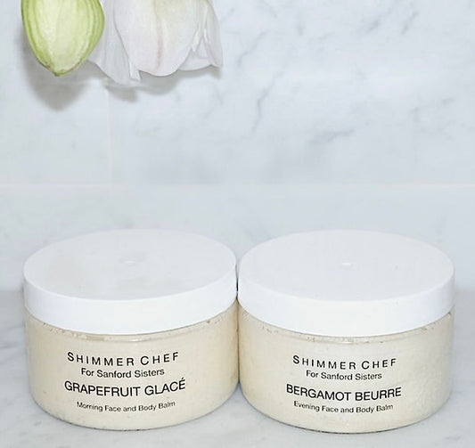 Grapefruit Glacé Morning + Bergamot Beurre Evening Face & Body Balm