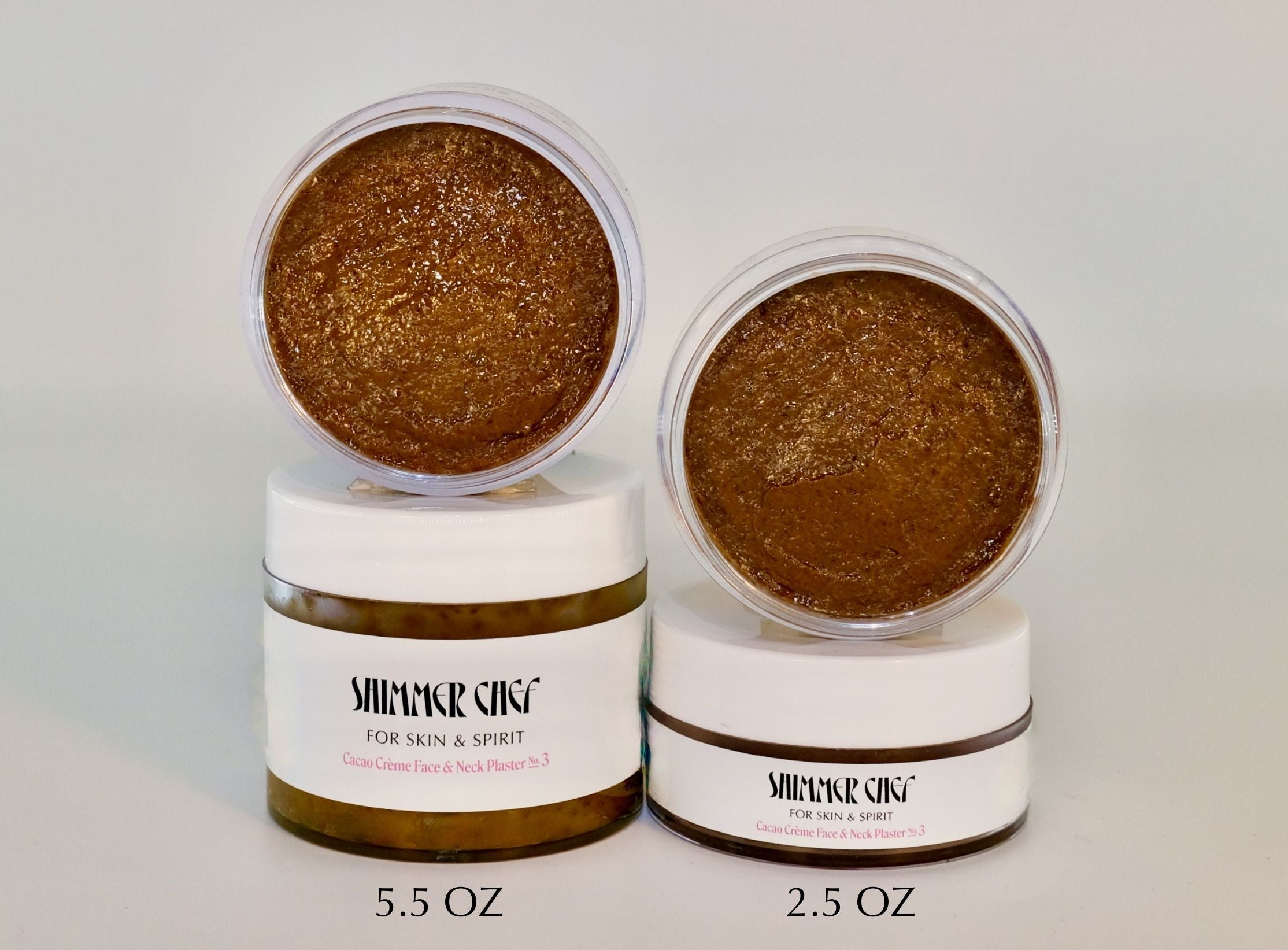 Cacao Crème Face and Neck Plaster – Shimmer Chef