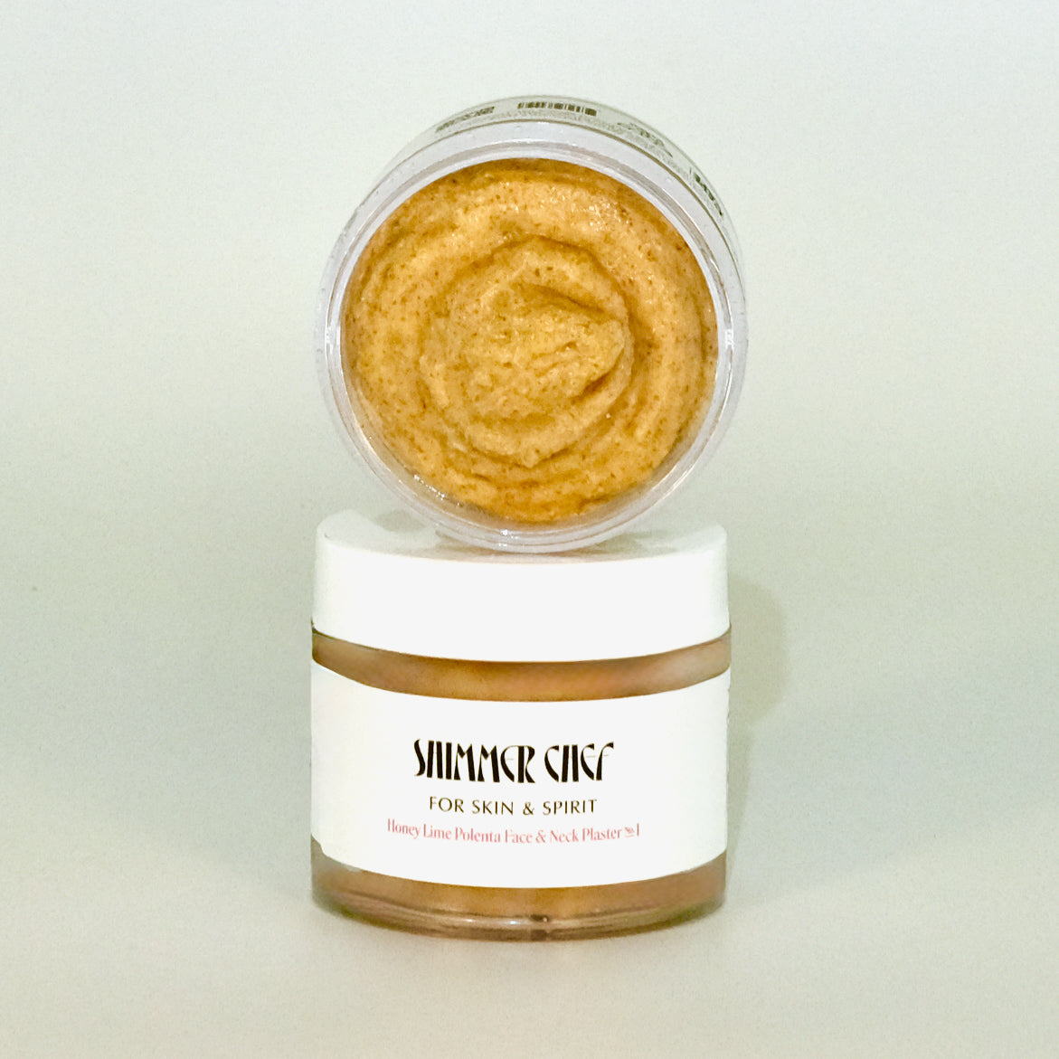 Honey Lime Polenta Face and Neck Plaster
