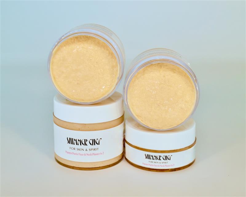Papaya Purée Face and Neck Plaster