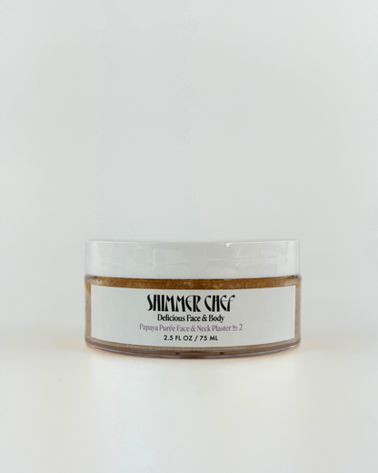 Papaya Purée Face and Neck Plaster