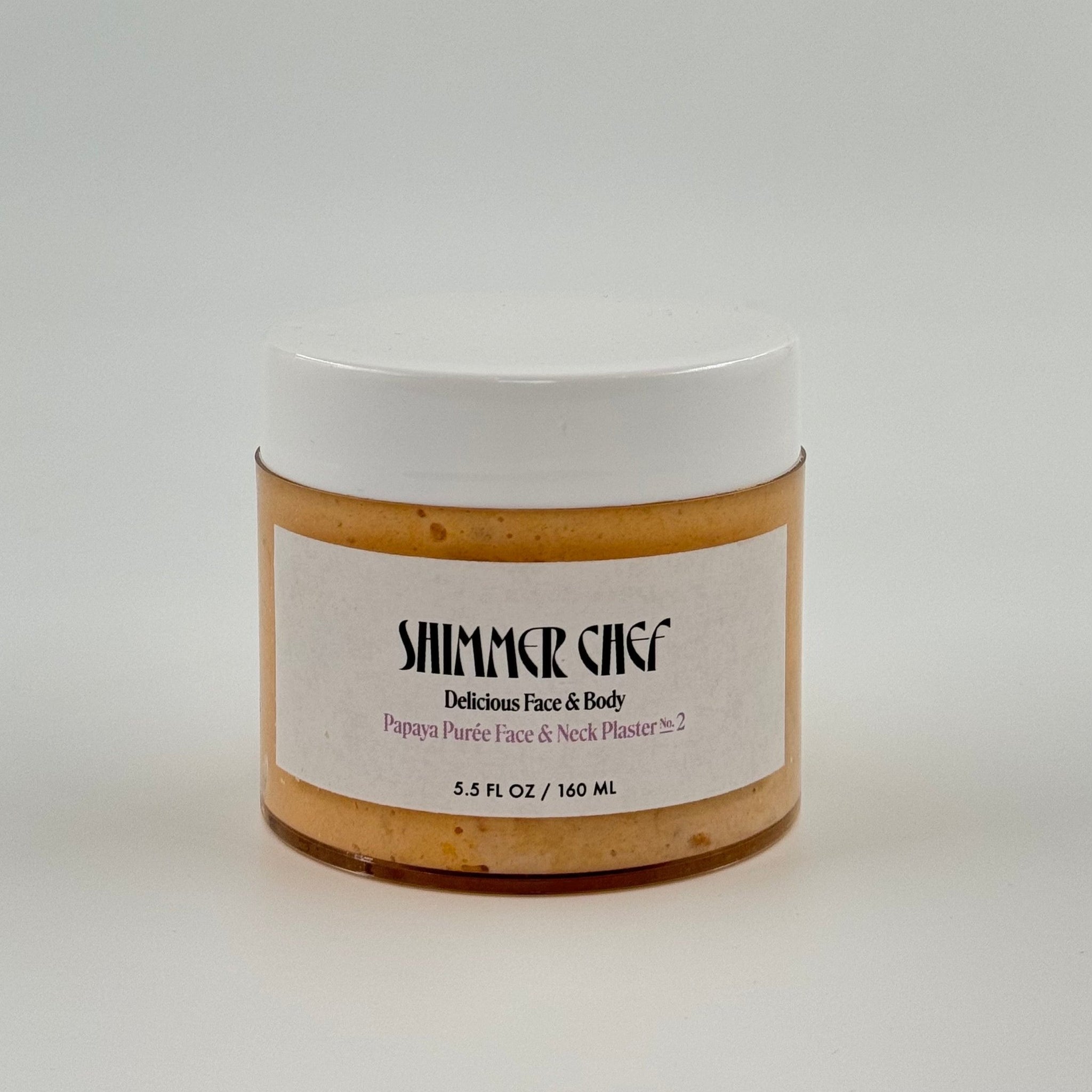 Papaya Purée Face and Neck Plaster