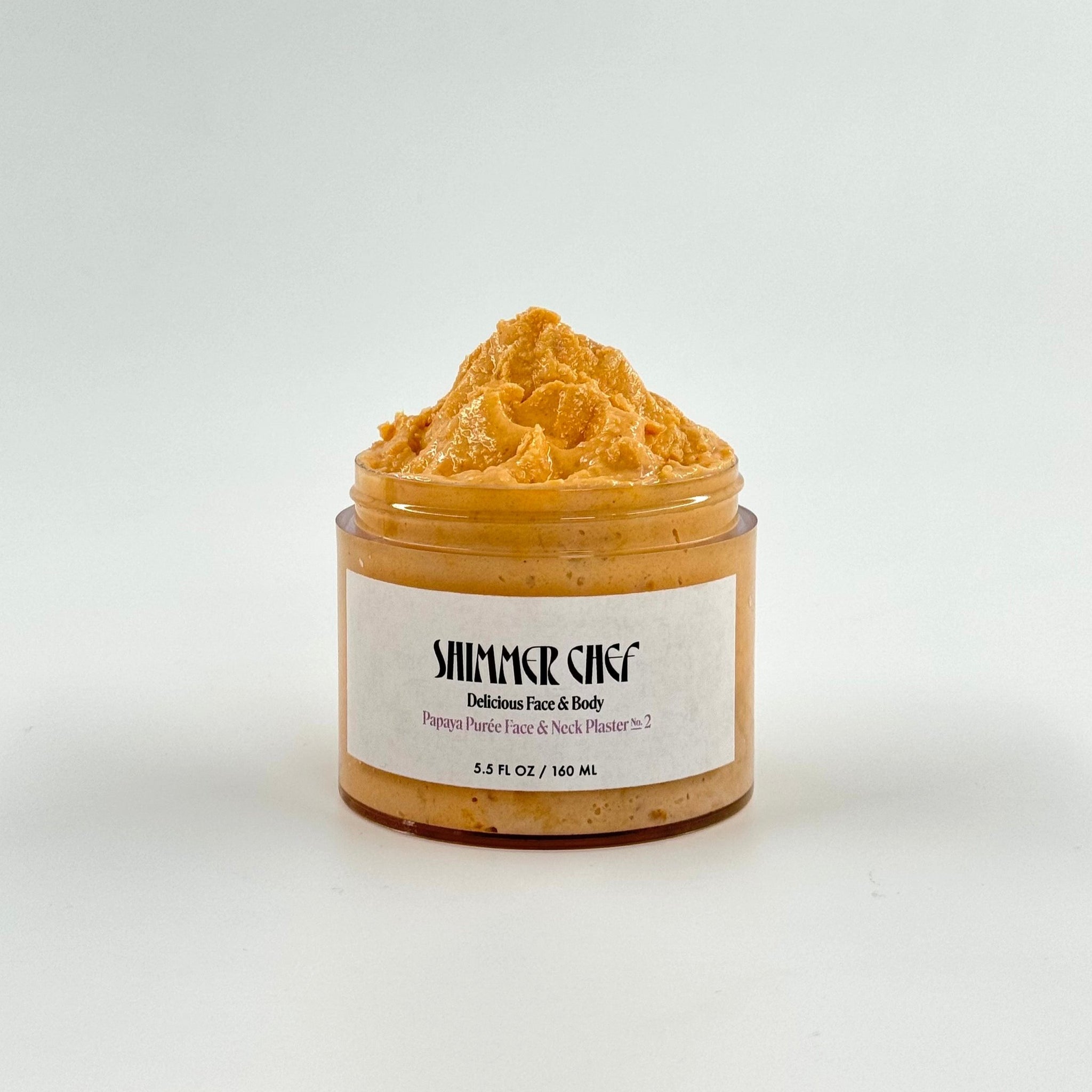 Papaya Purée Face and Neck Plaster