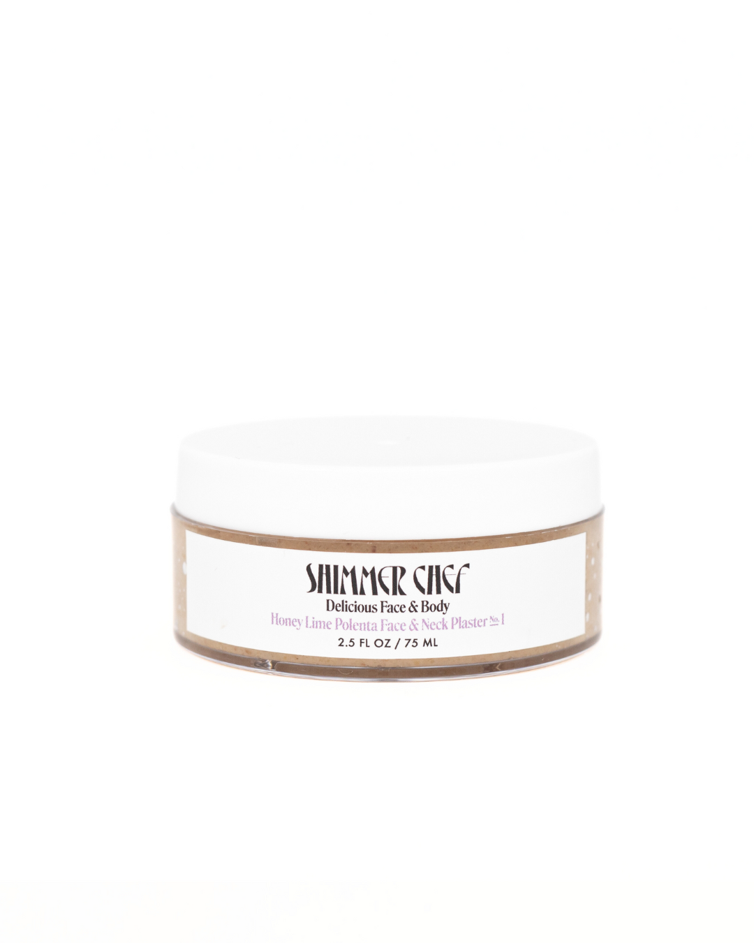 Honey Lime Polenta Face and Neck Plaster