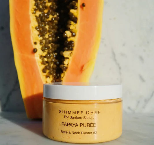 Papaya Purée Face and Neck Plaster